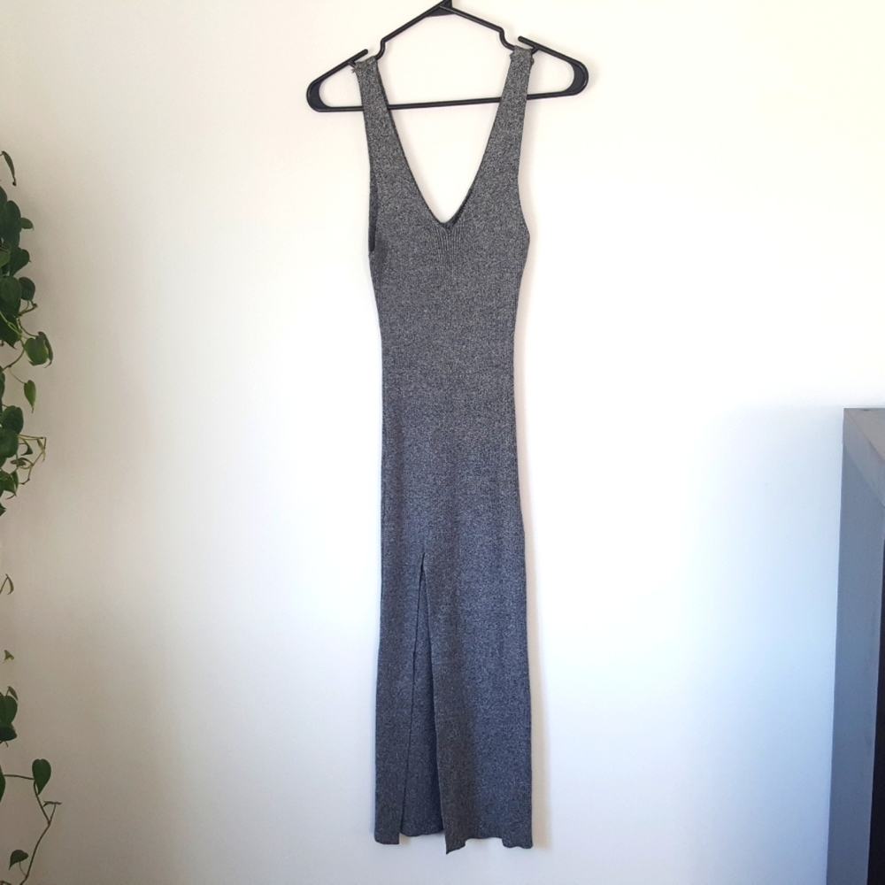 Sexy Grey Stretchy Dress from Revamped